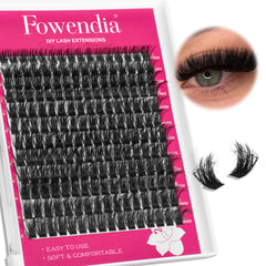 Fowendia™ 3D Fluffy Full Dramatic Style Cluster Lashes Kit- (60D-200D)
