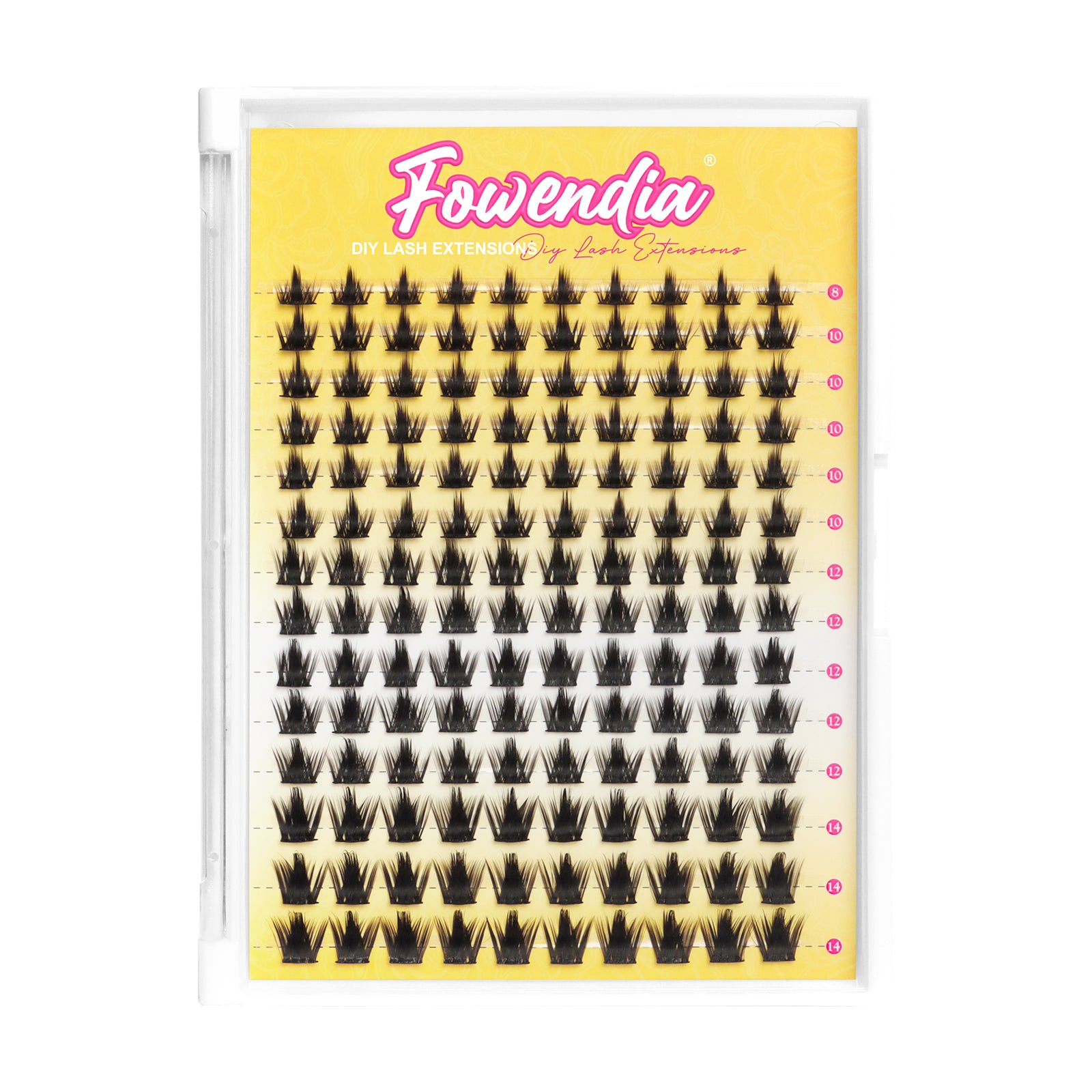 Fowendia™ Manga Style Cluster Lashes Kit - Kurz