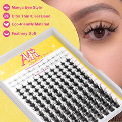 Fowendia™ Manga Style Cluster Lashes Kit - Fowendia