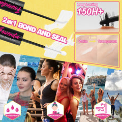 Fowendia Cluster Lashes 2-in-1 Bond and Seal - White Glue