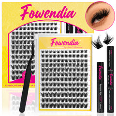 Fowendia™ 3D Fluffy Volumen-Stil Cluster Lashes Kit