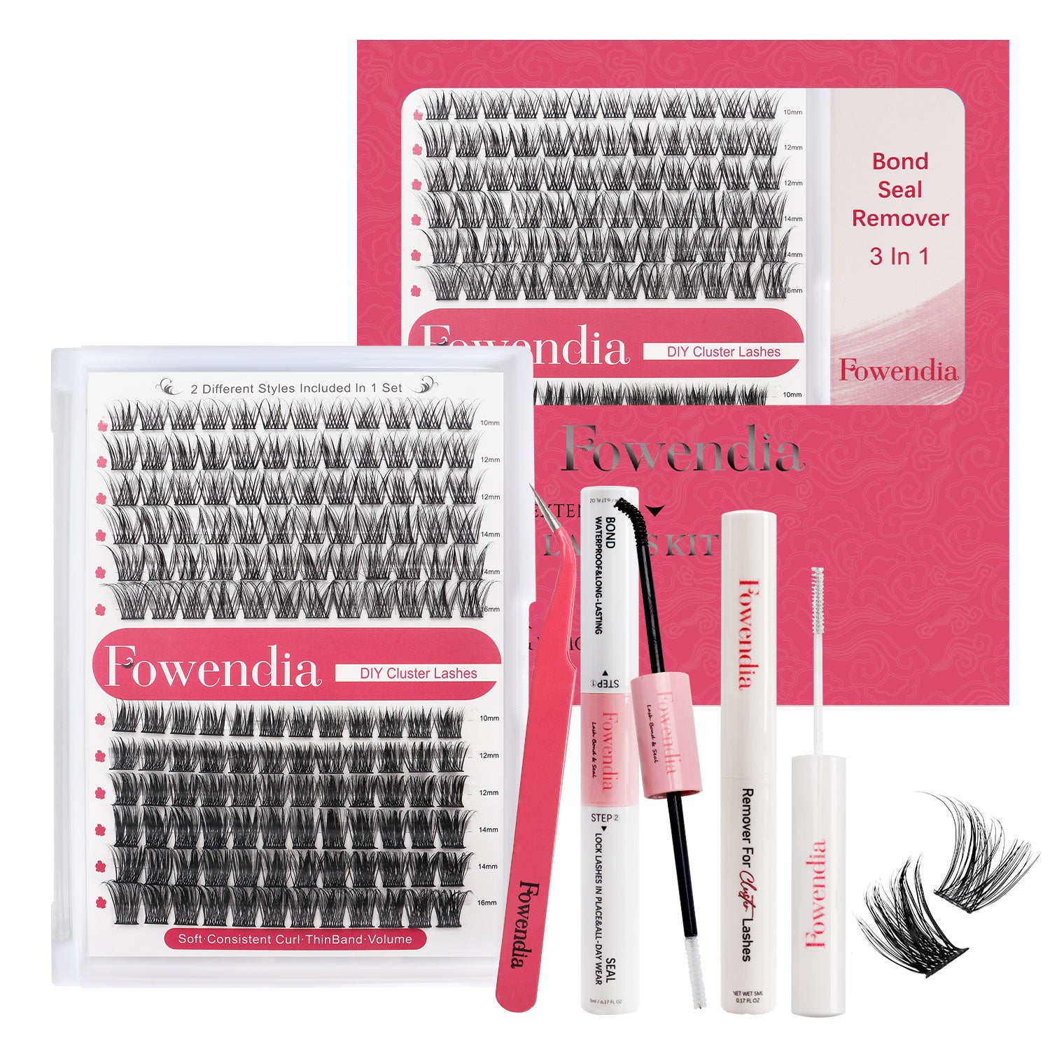 Kit de viaje de pestañas postizas en grupo Fowendia™