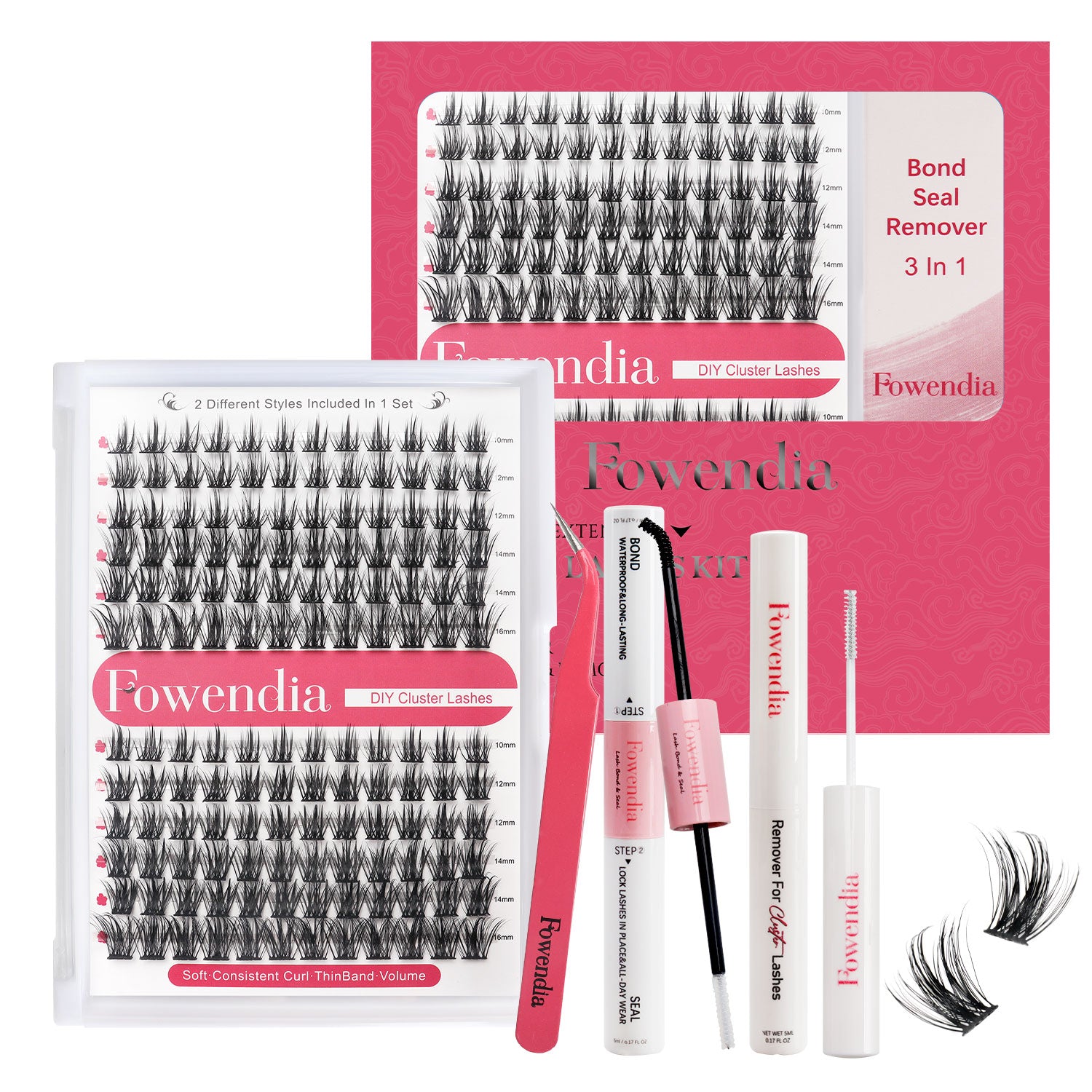 Kit de viaje de pestañas postizas en grupo Fowendia™