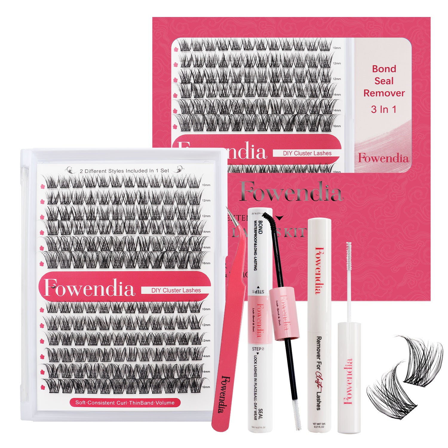 Kit de viaje de pestañas postizas en grupo Fowendia™