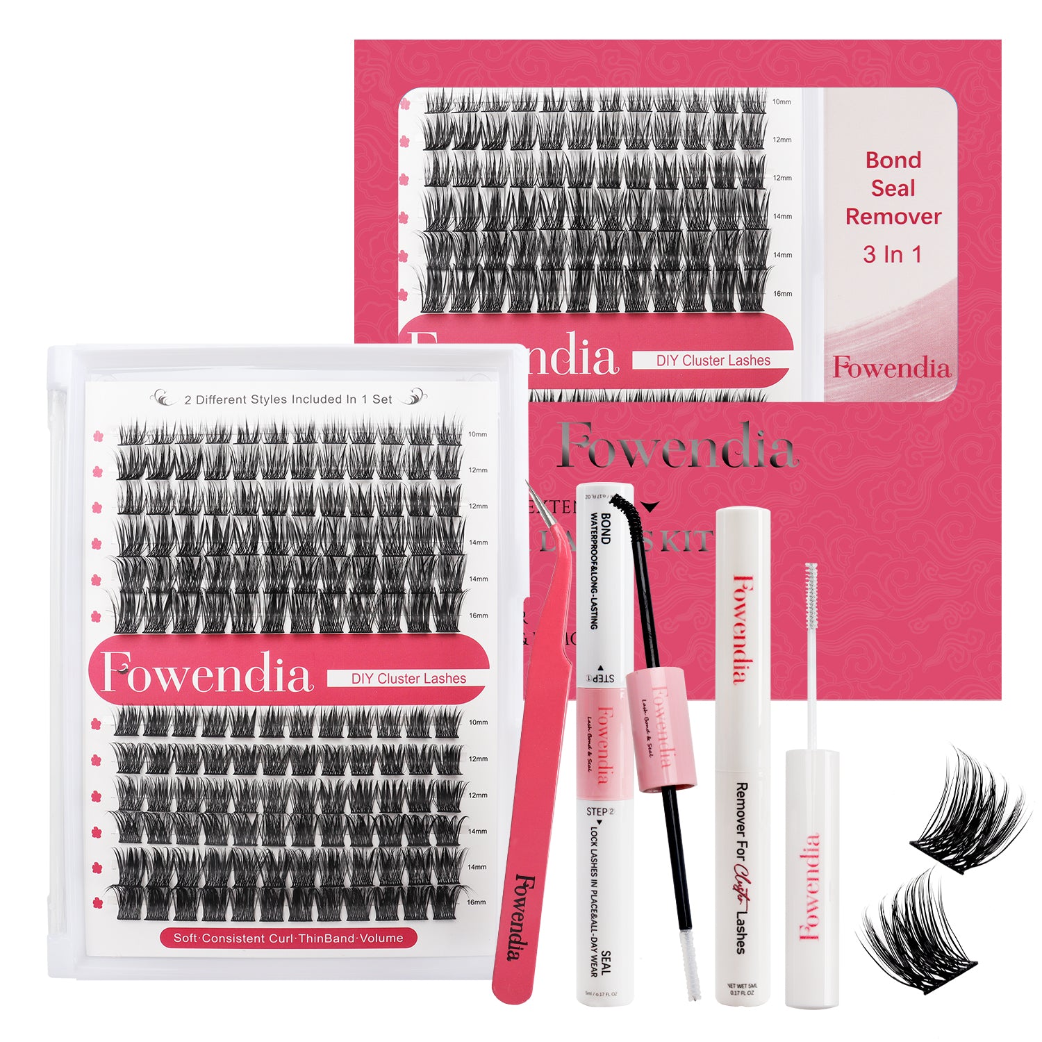 Kit de viaje de pestañas postizas en grupo Fowendia™