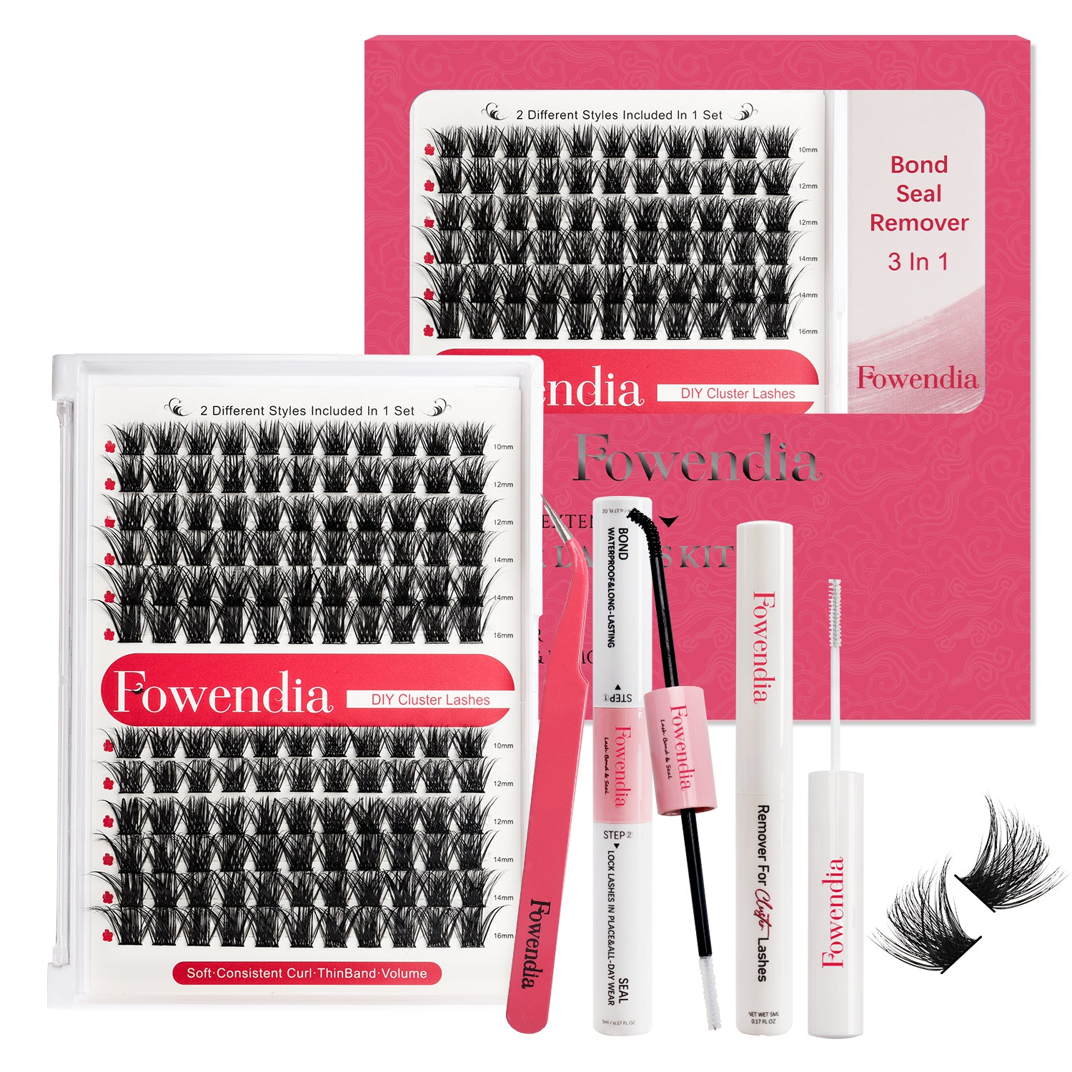 Kit de viaje de pestañas postizas en grupo Fowendia™