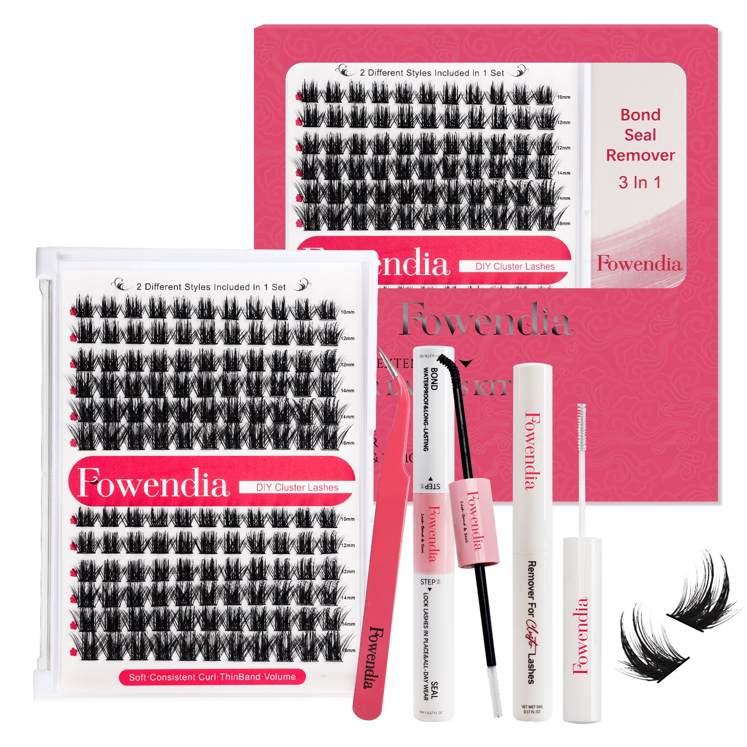 Kit de viaje de pestañas postizas en grupo Fowendia™