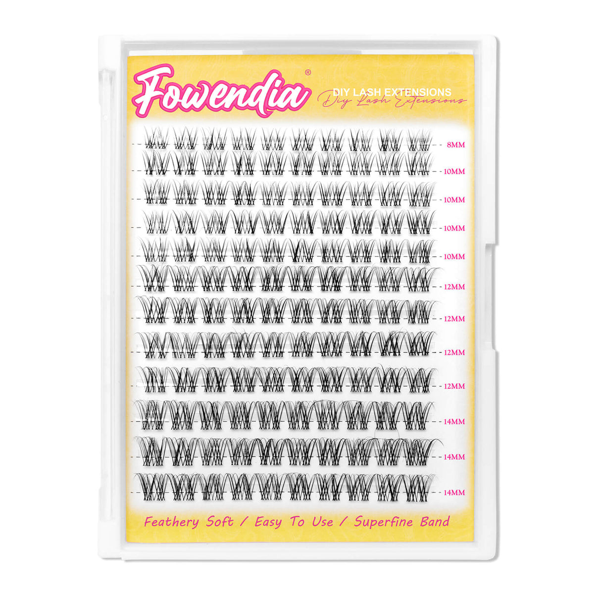 Fowendia® Natural Style Cluster Lashes - First Met Short Kit