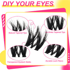 Fowendia™ 3D Dramatic Volume Style Wimperncluster-Set