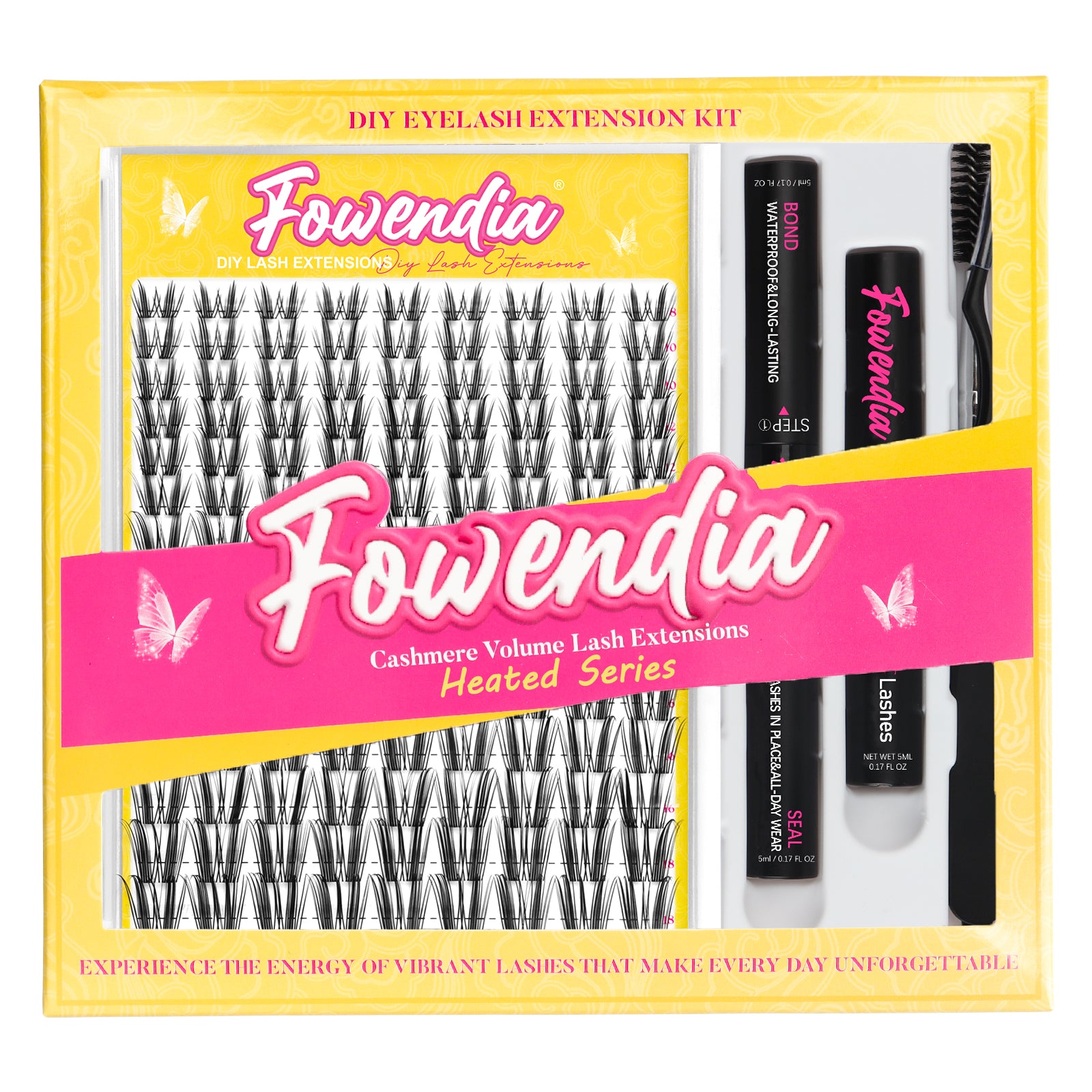 Fowendia™ Wimpern-Set im Katzenohr-Stil